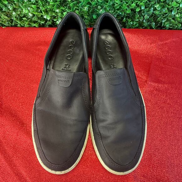 ECCO Men\'s Black Leather Slip On Shoes Size 11 US 45 EU Comfort Sneakers main image 11